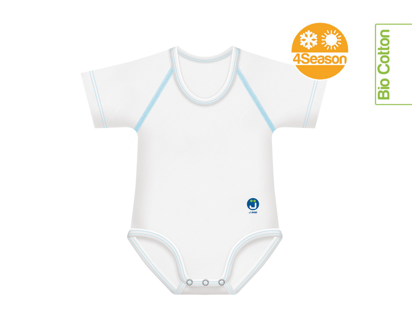 J BIMBI | mitwachsender Baby-Body | aus Bio-Baumwolle | 4SEASON | DINOSAURS & DRAGONS - ADViKiDS