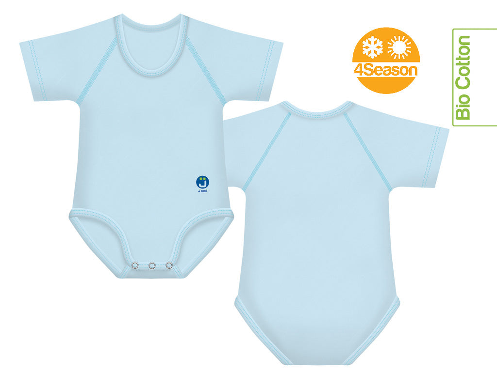 J BIMBI | mitwachsender Baby-Body | aus Bio-Baumwolle | 4SEASON | SOLID COLOR - ADViKiDS