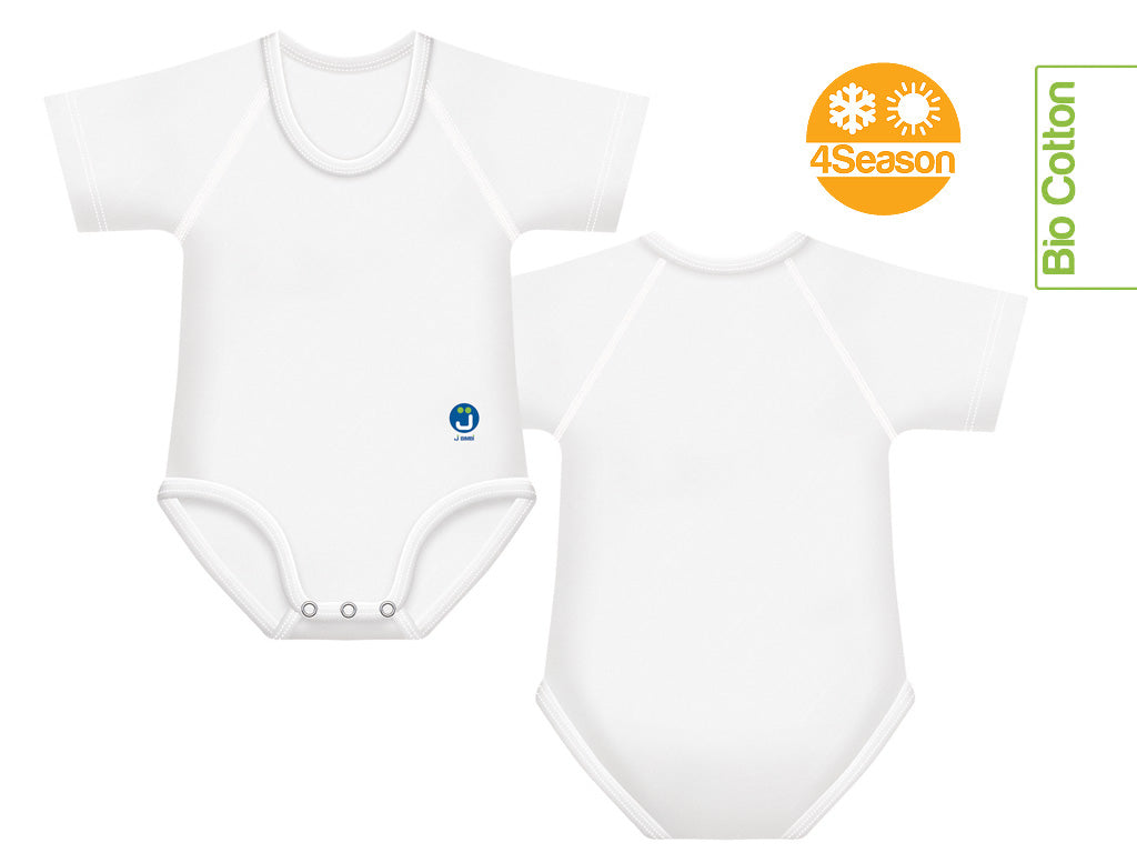 J BIMBI | mitwachsender Baby-Body | aus Bio-Baumwolle | 4SEASON | SOLID COLOR - ADViKiDS