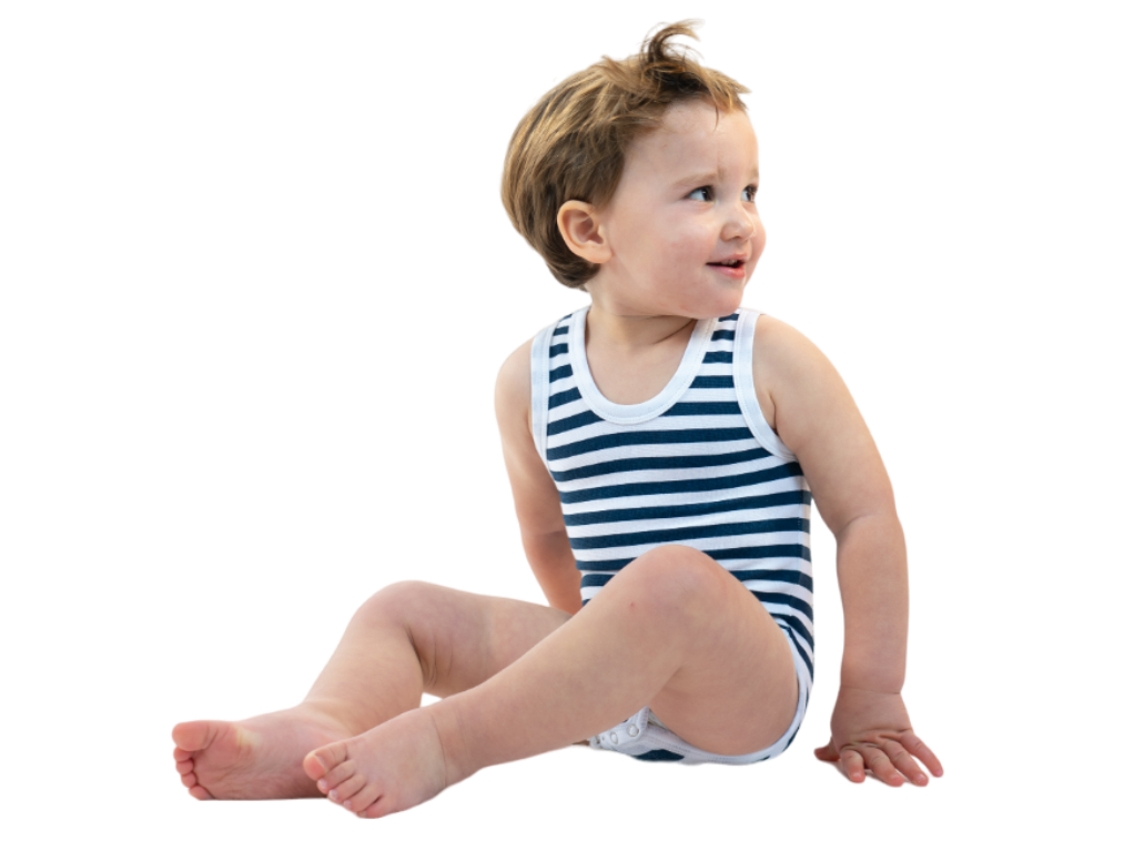 J BIMBI | mitwachsender Baby-Body | aus Bio-Baumwolle | SOMMER | STRIPES - ADViKiDS