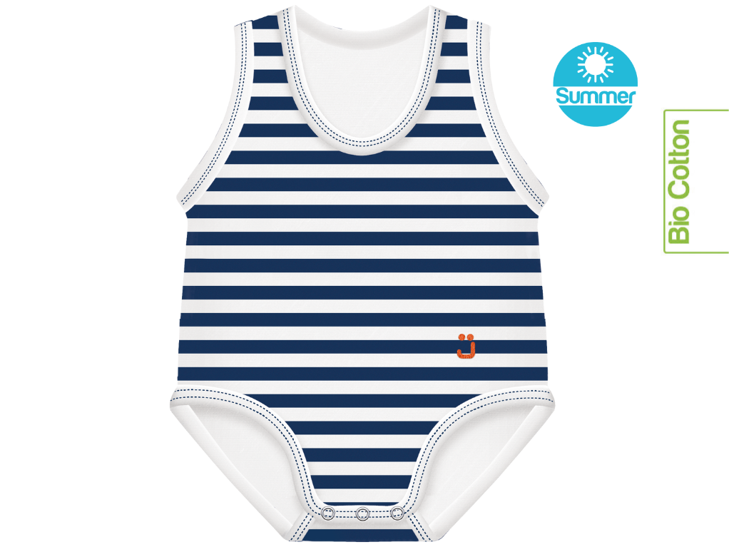 Mitwachsender Baby-Body aus Bio-Baumwolle (SOMMER) - ADViKiDS