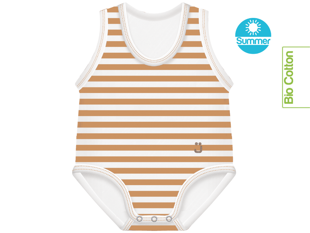 Mitwachsender Baby-Body aus Bio-Baumwolle (SOMMER) - ADViKiDS