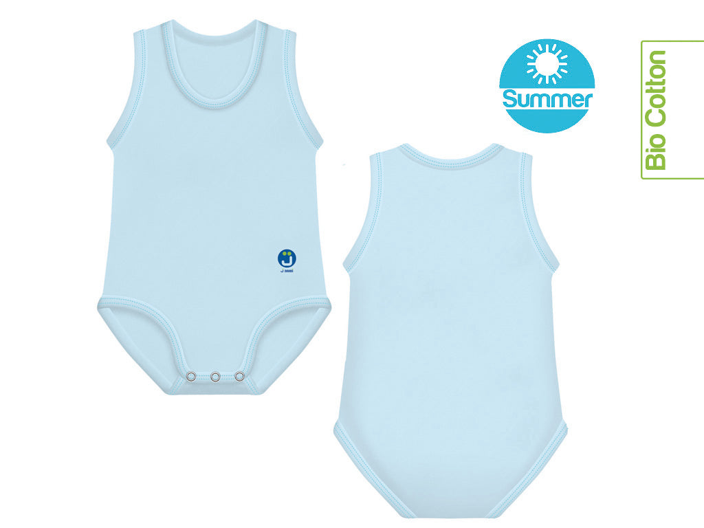 J BIMBI | mitwachsender Baby-Body | aus Bio-Baumwolle | SOMMER | SOLID COLOR - ADViKiDS