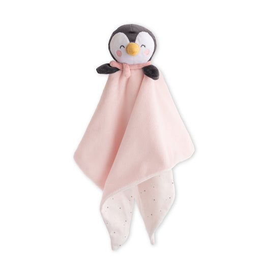 SARO | Schmusetuch „Pinguin“  | Rosa - ADViKiDS