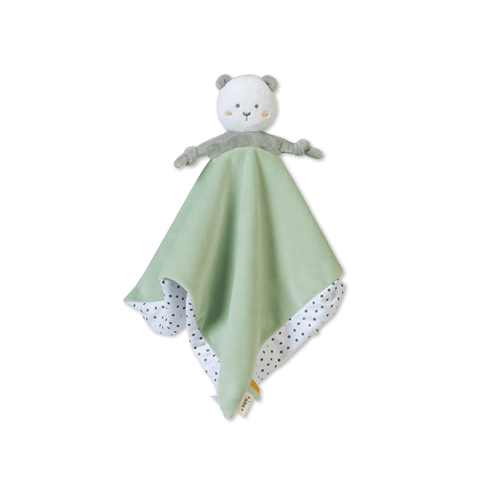 SARO | Schmusetuch „Bär“ | Mint - ADViKiDS