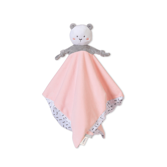 SARO | Schmusetuch „Bär“ | Pink - ADViKiDS