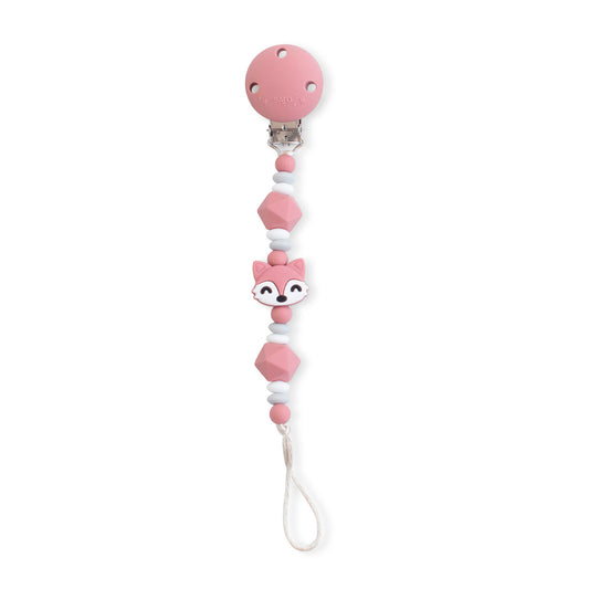 SARO | Schnullerkette „Foxy" | Pink