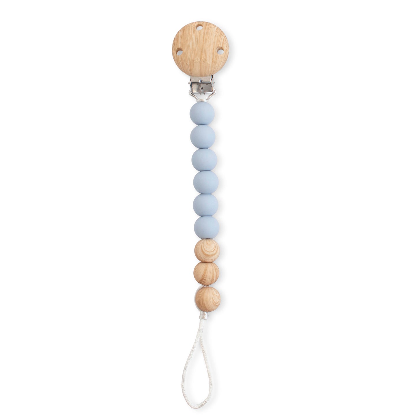 SARO | Schnullerkette „Woody" | Blau