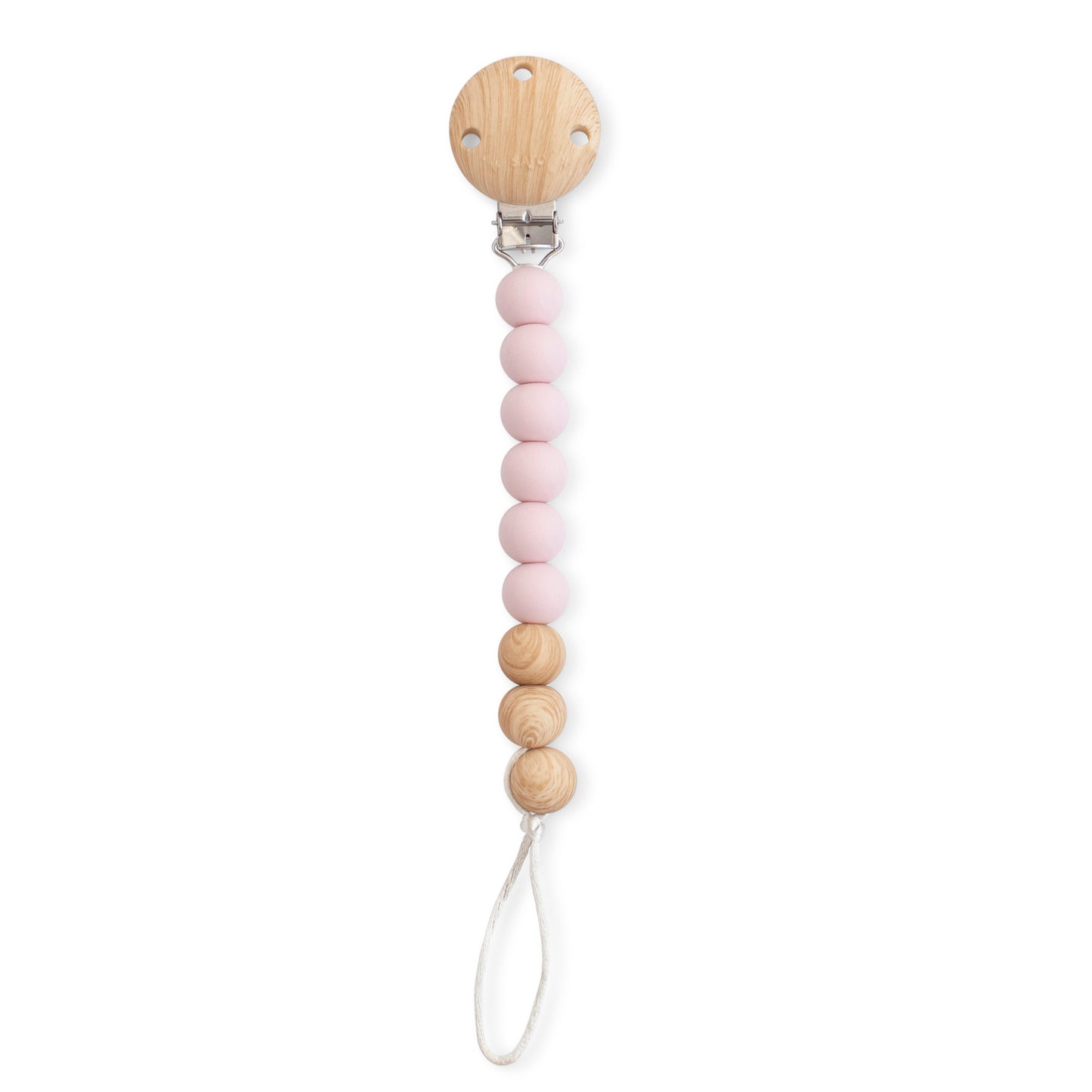 SARO | Schnullerkette „Woody" | Rosa