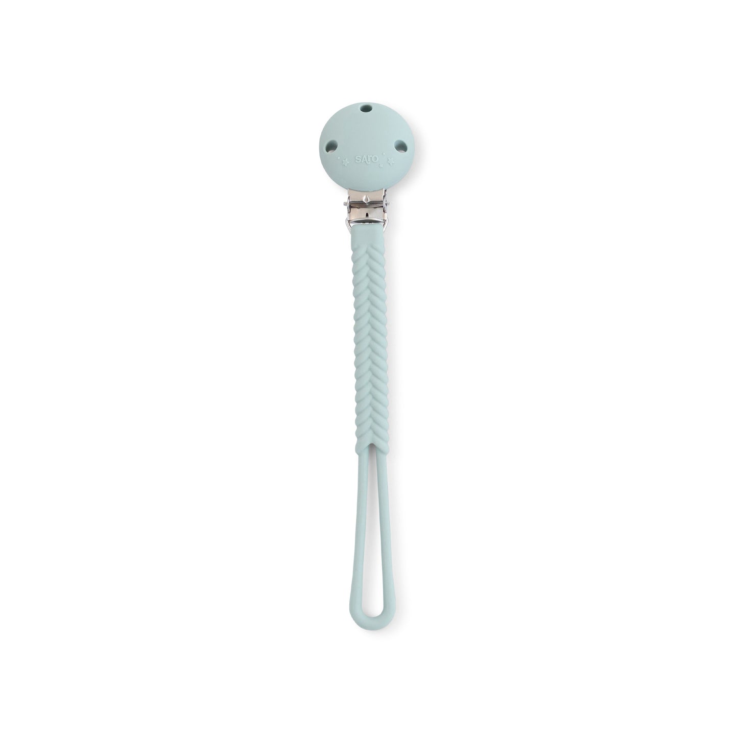 SARO | Schnullerkette „Braid" | Mint