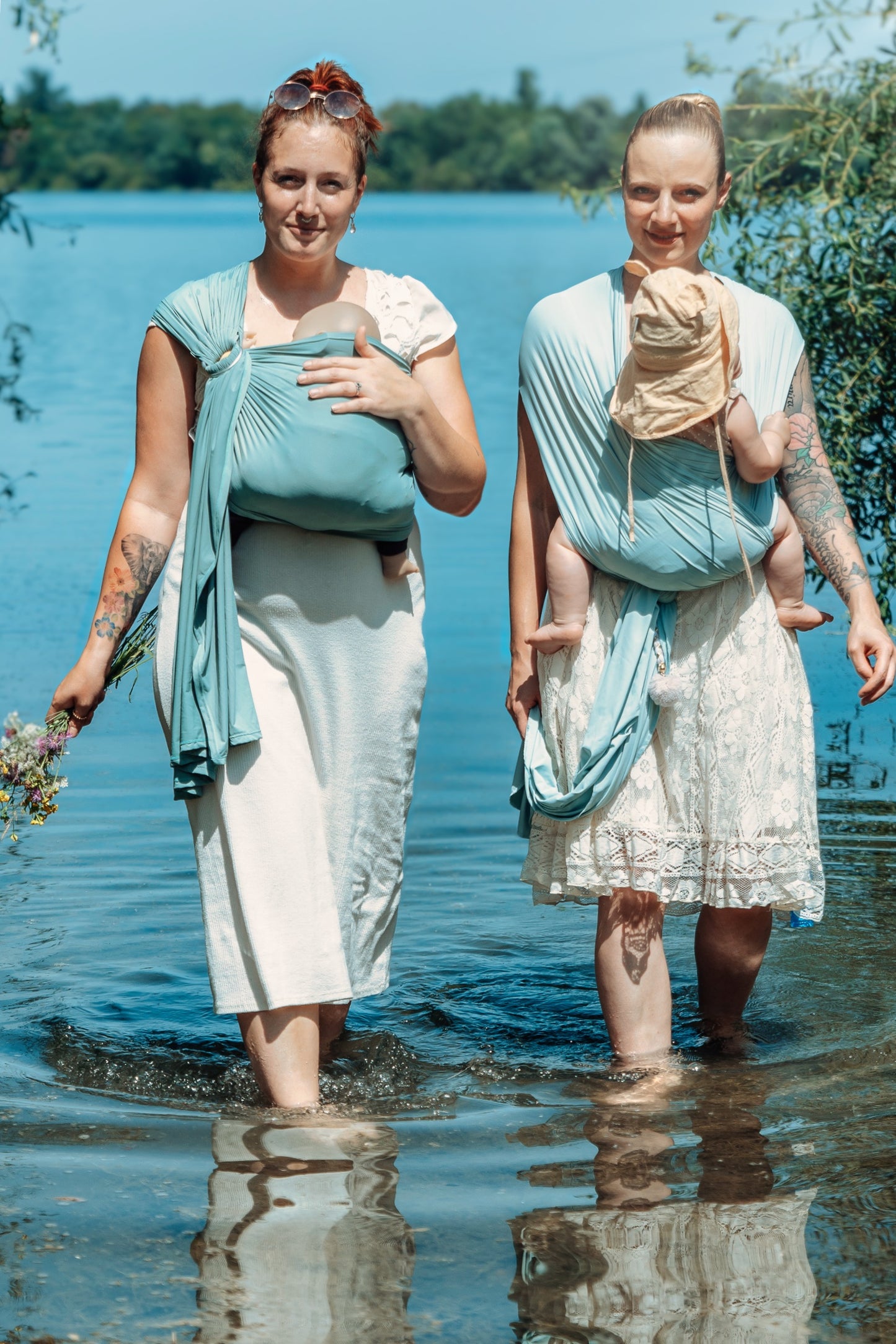 AYALO - AQUA WRAP | perfekt im Wasser | perfekt zum Duschen | aus Yogatex-Material