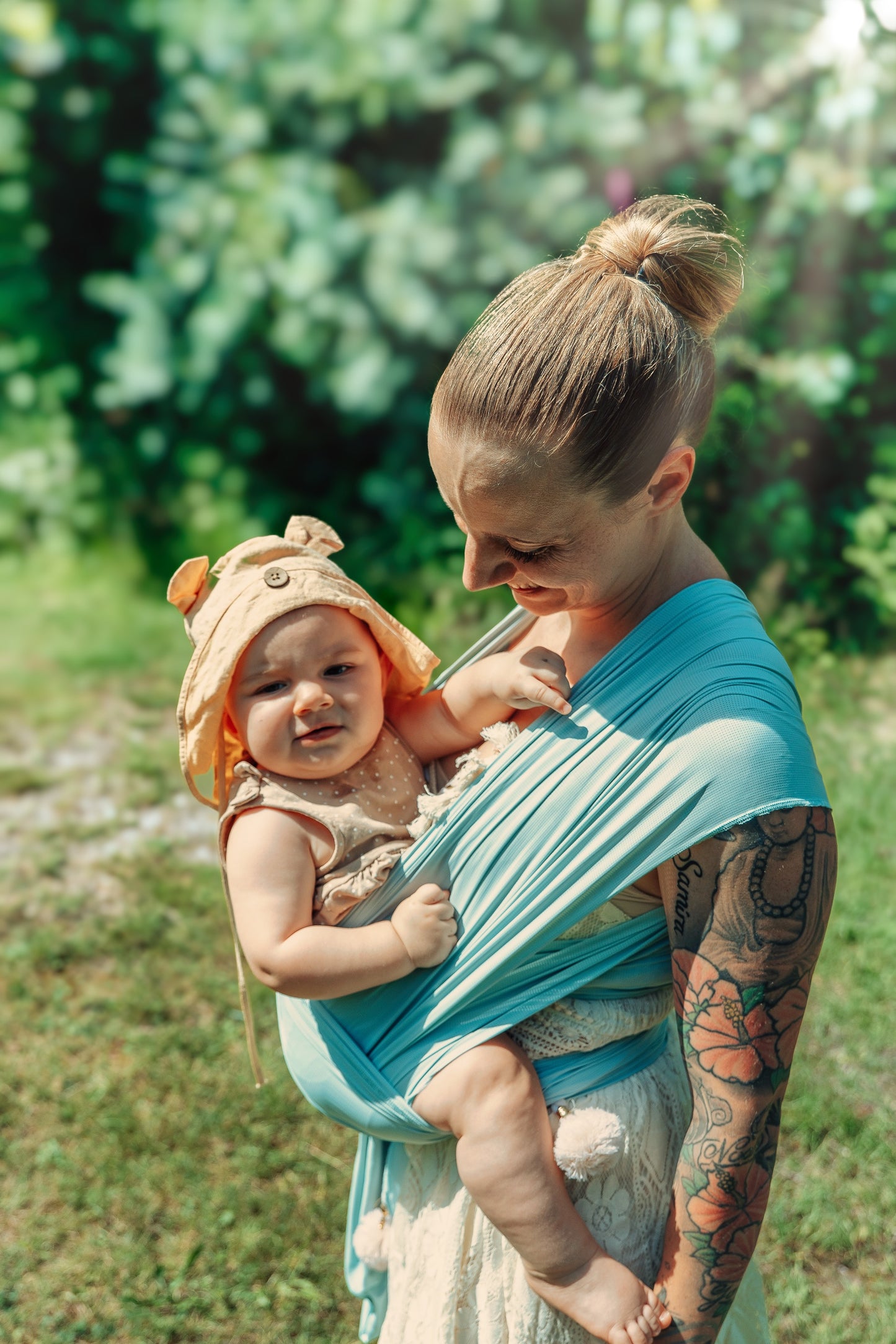 AYALO - AQUA WRAP | perfekt im Wasser | perfekt zum Duschen | aus Yogatex-Material