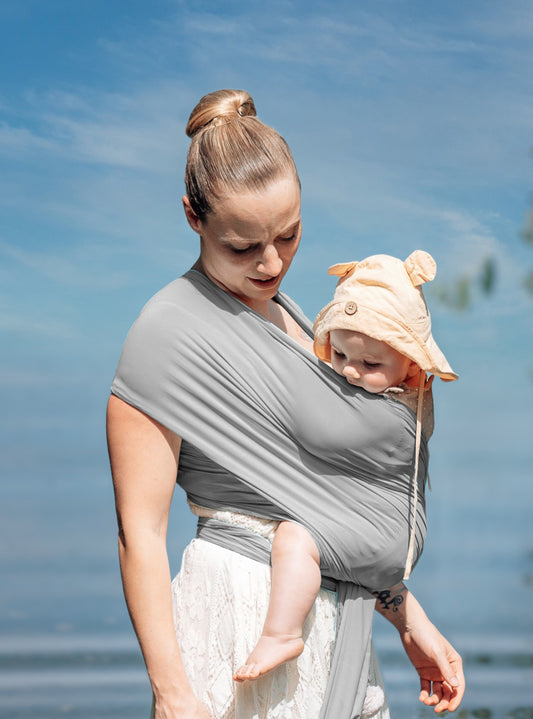 AYALO | AQUA WRAP | perfekt im Wasser | perfekt zum Duschen | aus Yogatex-Material | Shadow Grey - ADViKiDS
