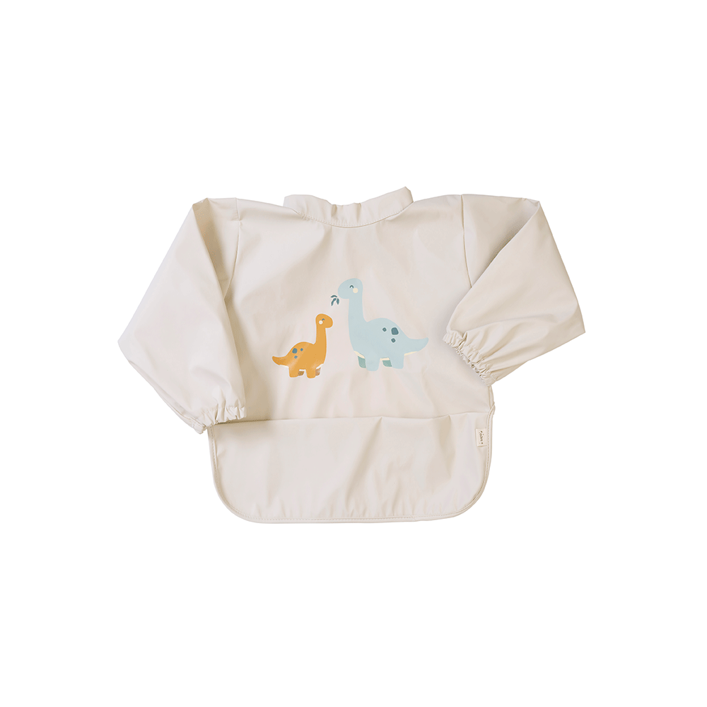 SARO | Ärmellätzchen wasserdicht "Dino" | Beige