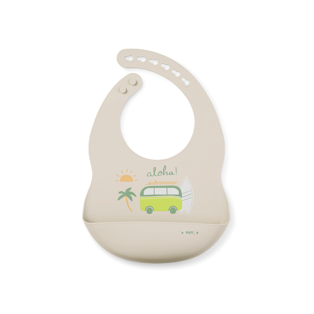 SARO | Silikonlätzchen "Aloha" | Beige