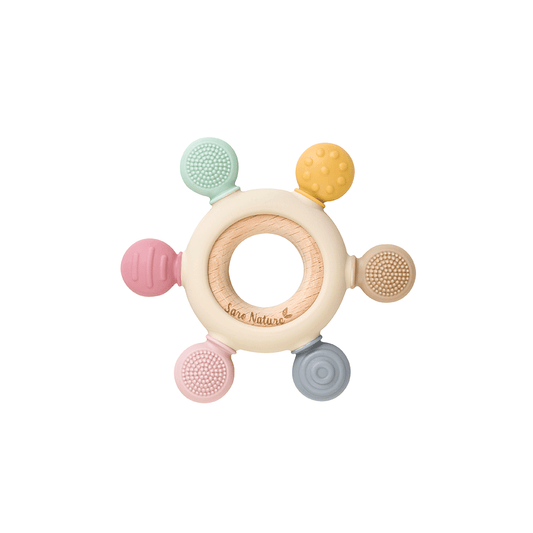 SARO | Spiel & Beißring "Sensor" | Bunt