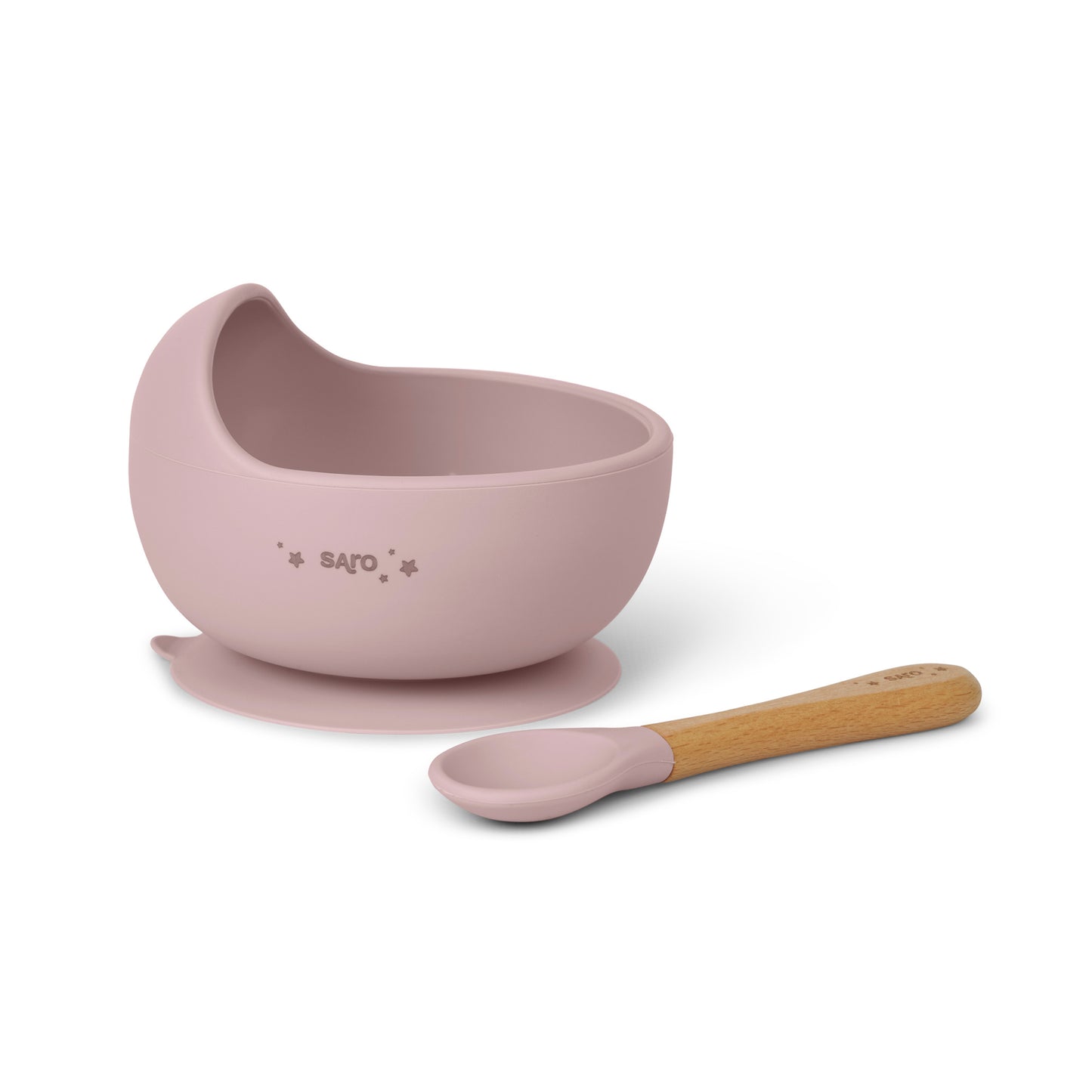 SARO | Kinder Geschirr-Set "Nordic Wave" 2tlg | Rosa