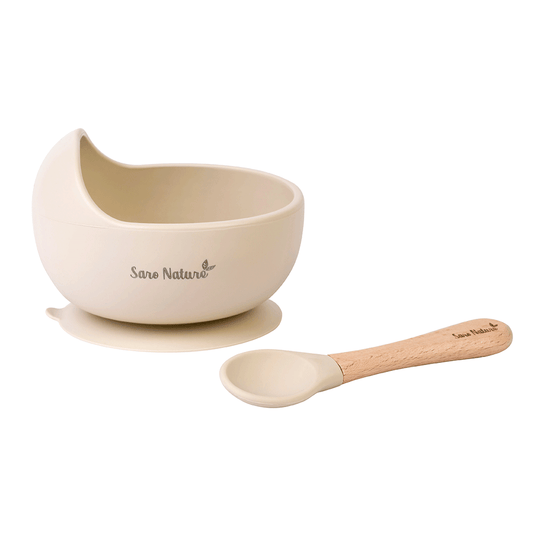 SARO | Kinder Geschirr-Set "Nordic Wave" 2tlg | Beige