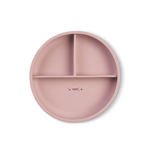 SARO | Kinder Teller "Food & Fun" | Rosa