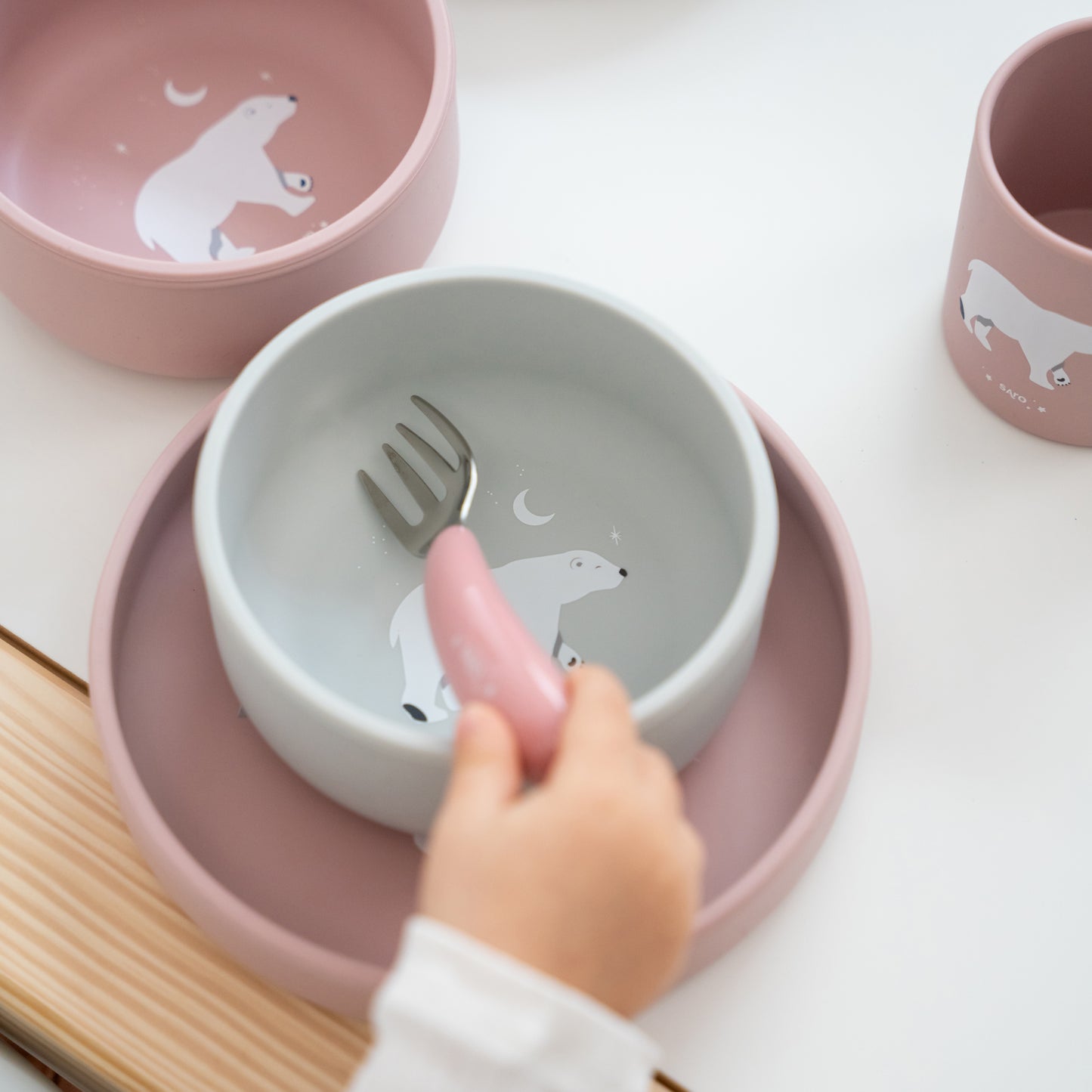 SARO | Kinder Besteck 2tlg. | Pink