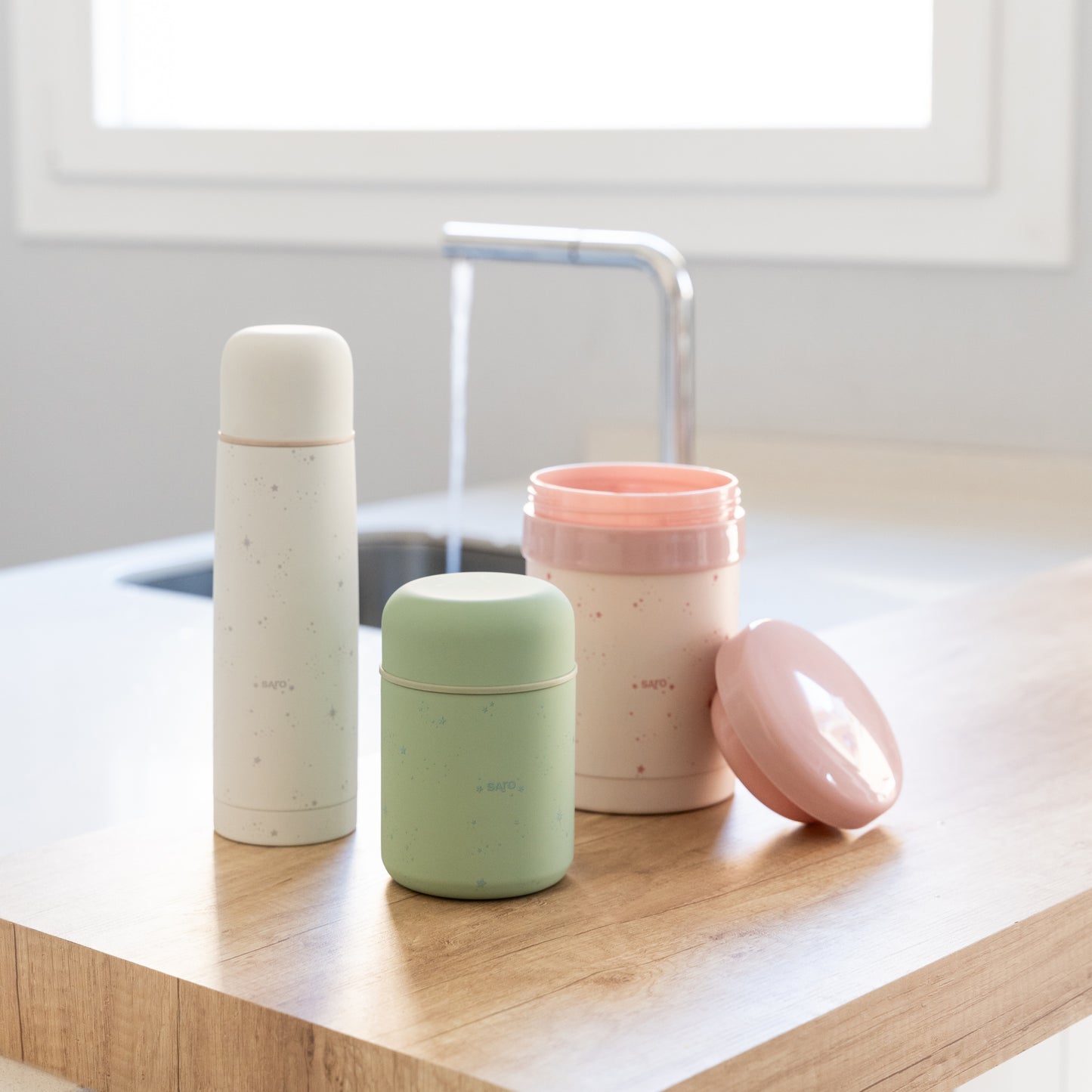 SARO | Isolierflasche 500ml | Rosa