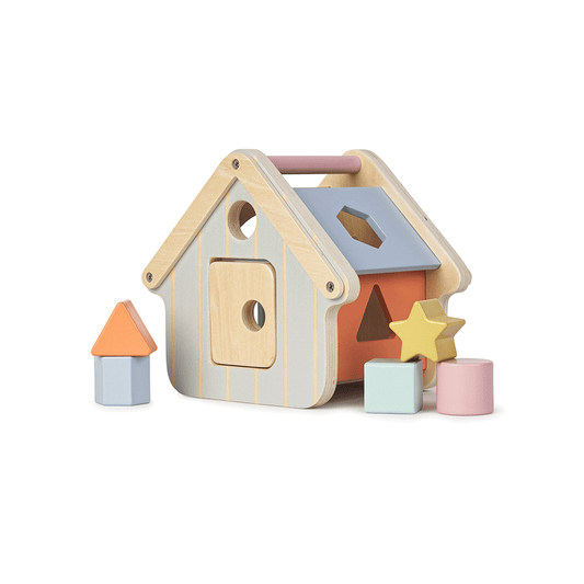 SARO | Puzzle-Steckspiel „Haus" | Bunt