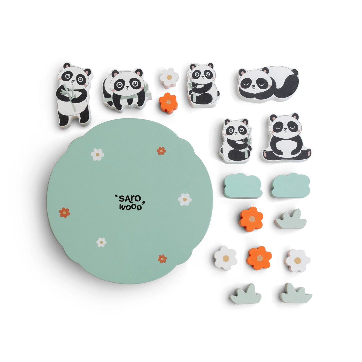 SARO | Balancespiel „Panda" | Bunt