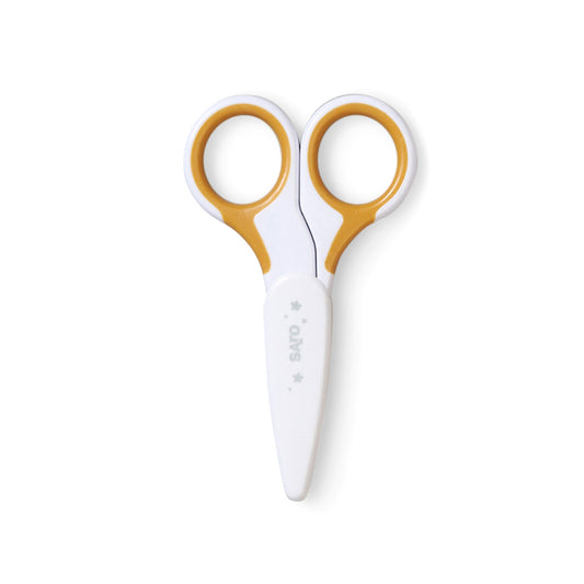 SARO | Babynagelschere mit Schutzhülle | Gelb