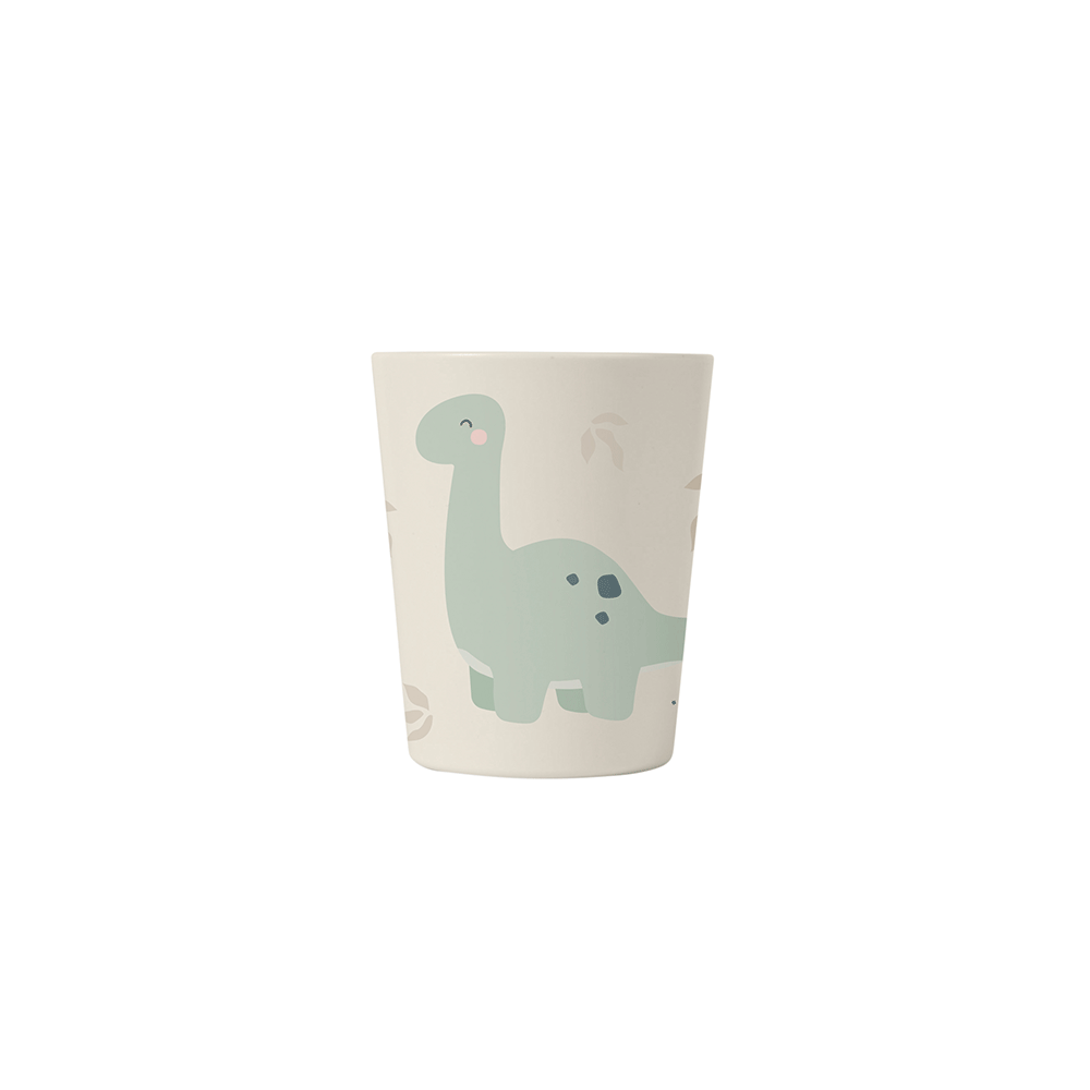 SARO | Kinder Geschirr-Set „Dinos“ 5tlg. | Gelb