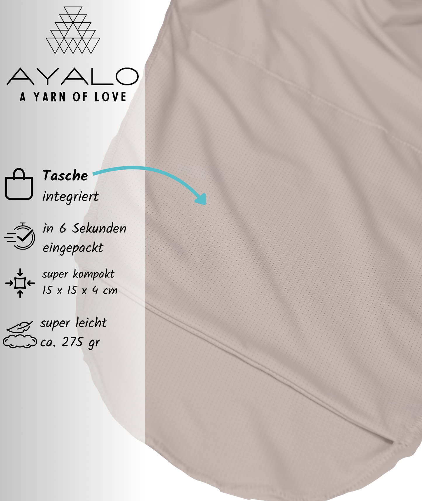 AYALO | AQUA WRAP | perfekt im Wasser | perfekt zum Duschen | aus Yogatex-Material | My Pink Rose - ADViKiDS