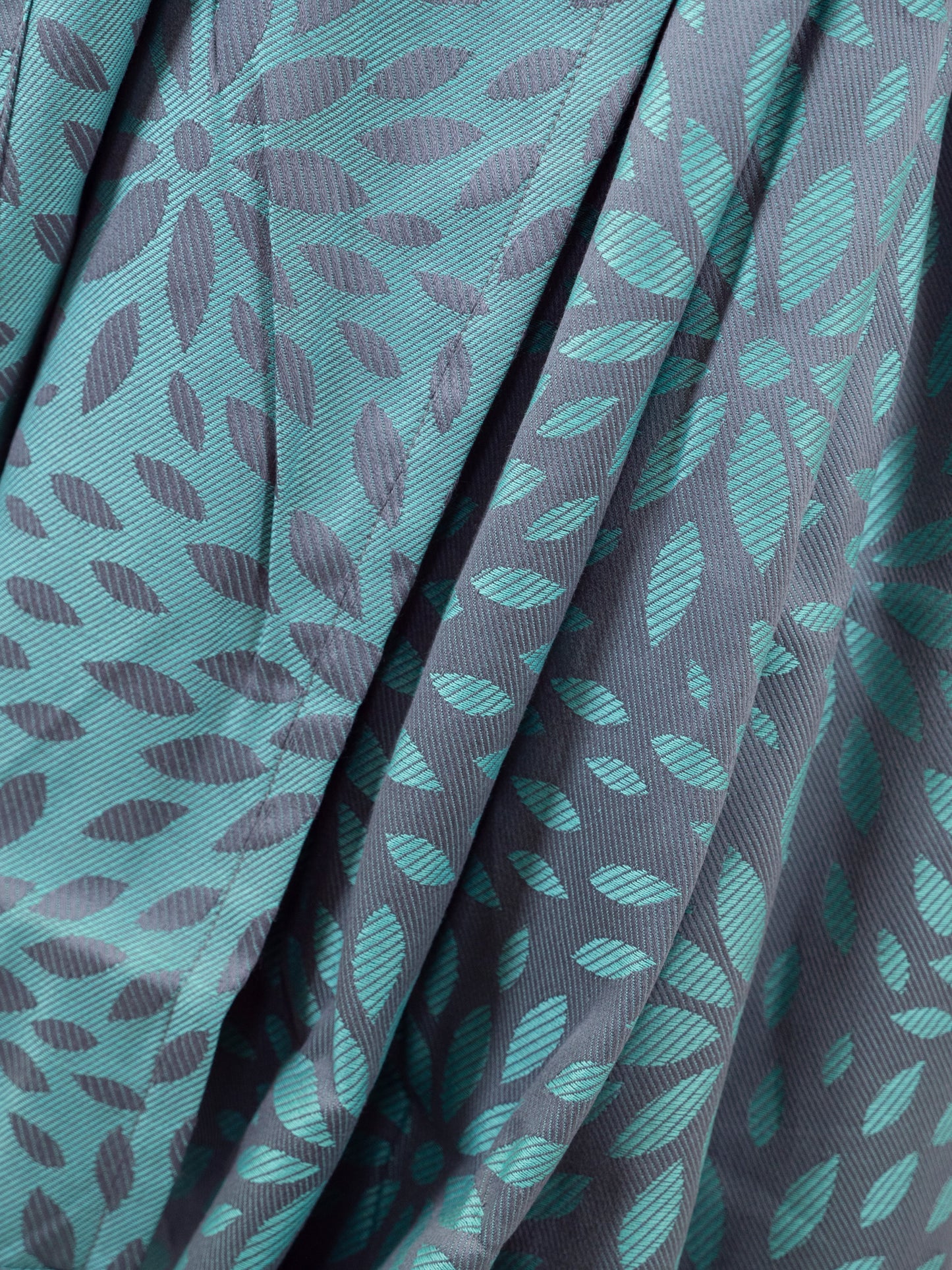 KAAMI | Tragetuch aus Bio-Baumwolle | Gr. 6 | 470cm | Flora Celadon - ADViKiDS