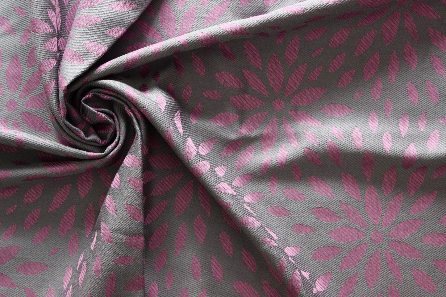 KAAMI | Tragetuch aus Bio-Baumwolle | Gr. 5 | 420cm | Flora Purple Grape