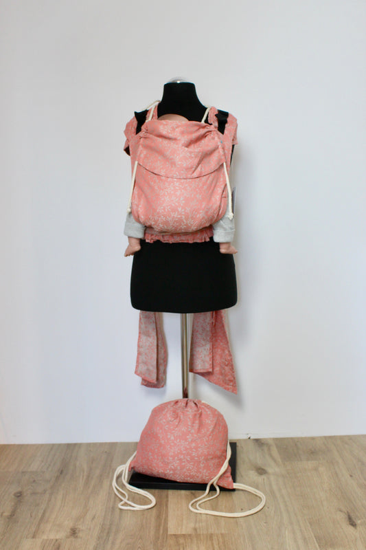 KAAMI | BuckleTai | komfortable Babytrage | Fleur de Mayla reverse - ADViKiDS