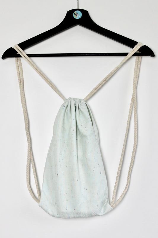 KAAMI | Rucksackbeutel | im passenden Design zu unseren KAAMI-Tragen | Dancing like a Feather Mint Konfetti - ADViKiDS