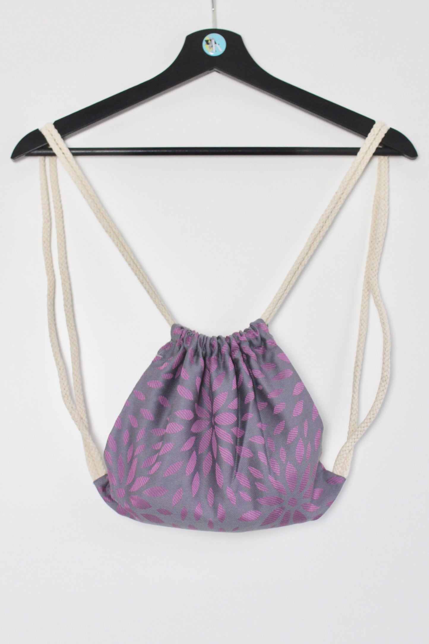 KAAMI | Tragetuch aus Bio-Baumwolle | Gr. 5 | 420cm | Flora Purple Grape