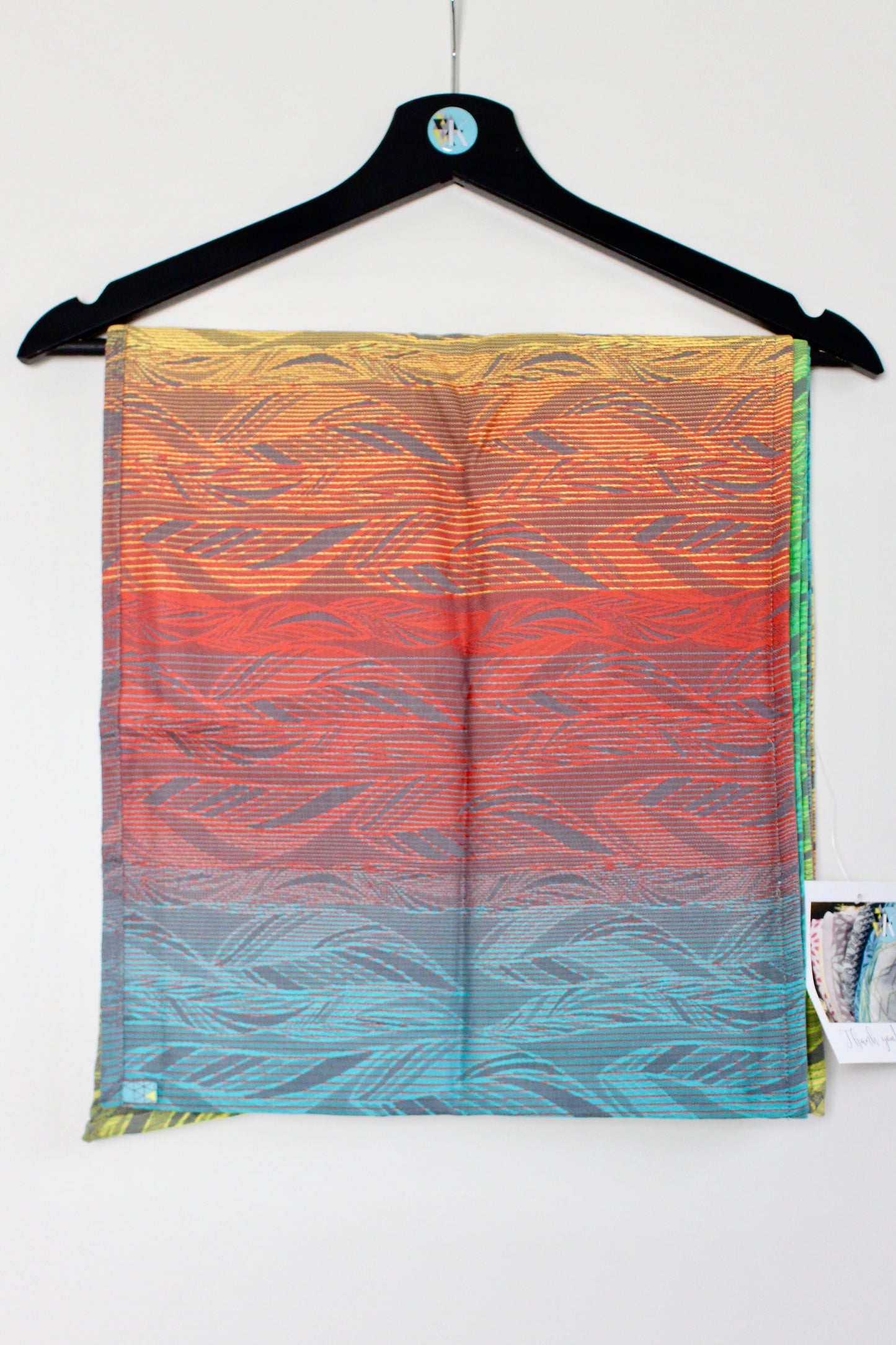 KAAMI | Tragetuch aus Bio-Baumwolle | Gr. 6 | 470cm | Dancing like a Rainbow Feather - ADViKiDS