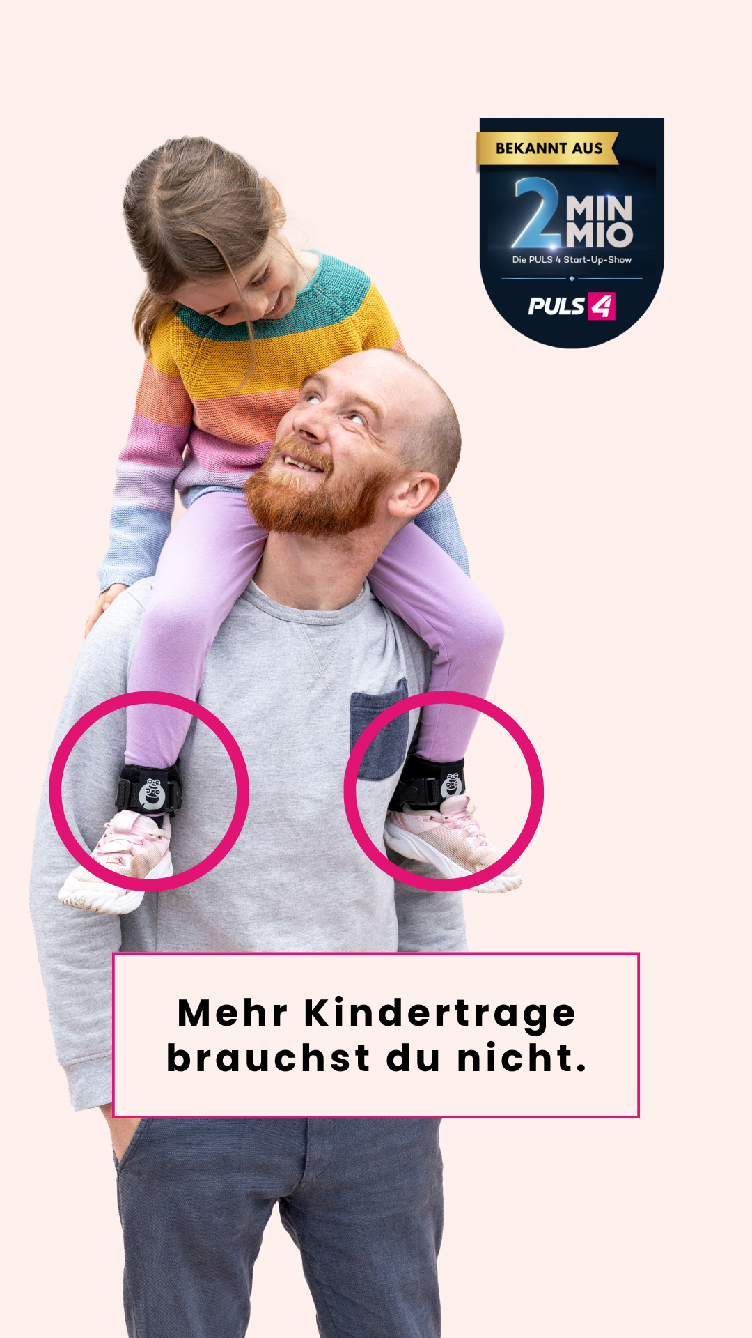 FROSH | free on shoulders | kompakte Kindertrage | perfekt zum Wandern | Schwarz - ADViKiDS