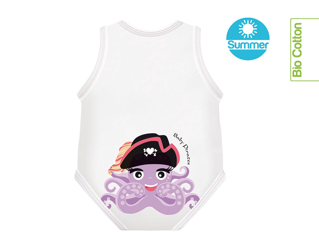 Mitwachsender Baby-Body aus Bio-Baumwolle (SOMMER) - ADViKiDS