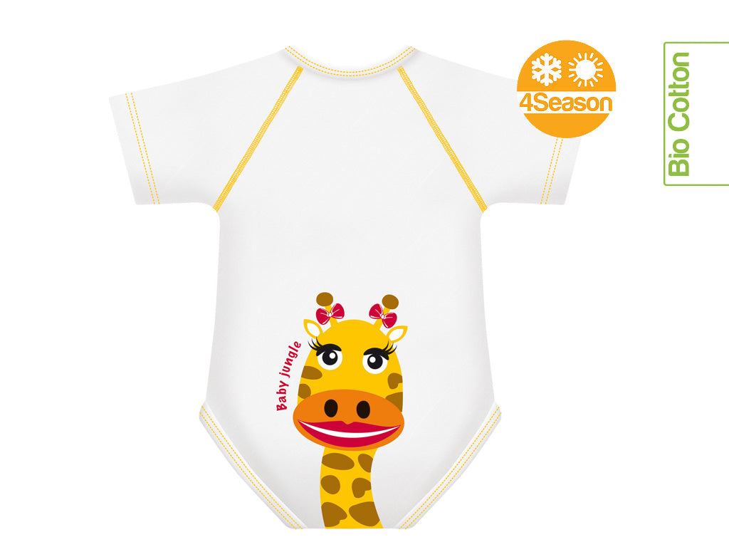 Mitwachsender Baby-Body aus Bio-Baumwolle (4SEASON) - ADViKiDS