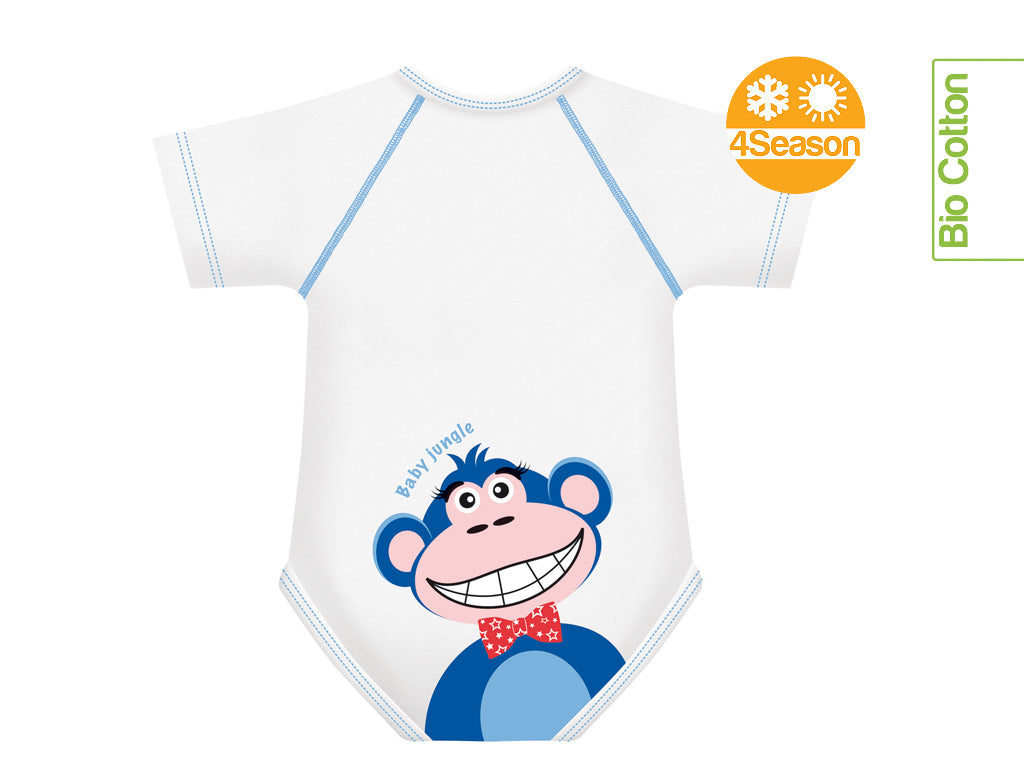 Mitwachsender Baby-Body aus Bio-Baumwolle (4SEASON) - ADViKiDS