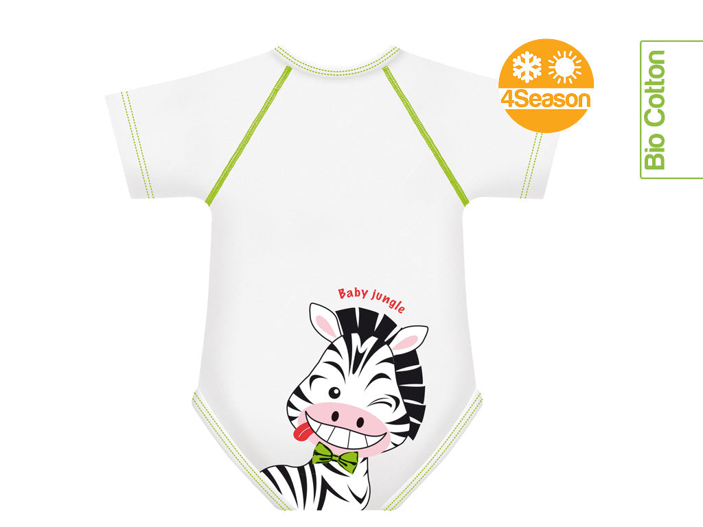 Mitwachsender Baby-Body aus Bio-Baumwolle (4SEASON) - ADViKiDS