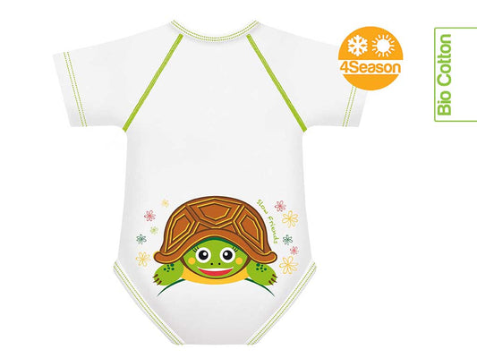 Mitwachsender Baby-Body aus Bio-Baumwolle (4SEASON) - ADViKiDS