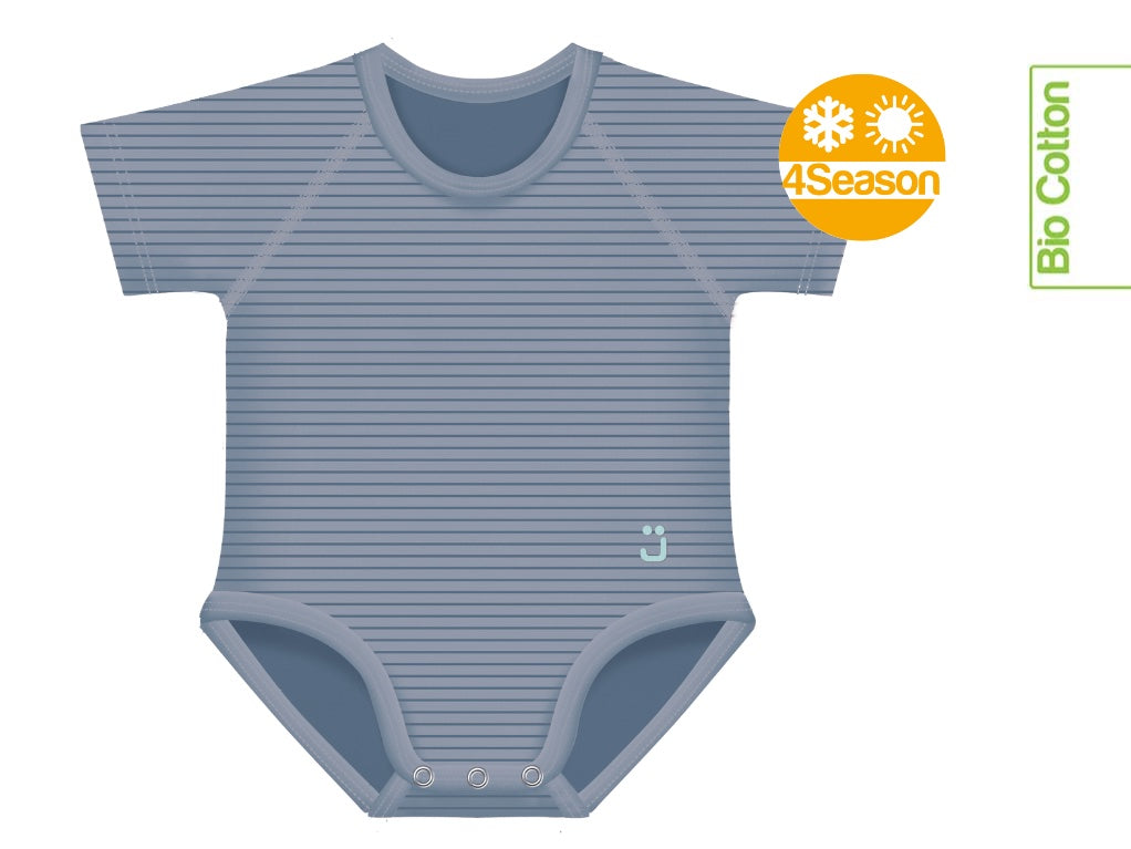 Mitwachsender Baby-Body aus Bio-Baumwolle (4SEASON) - ADViKiDS