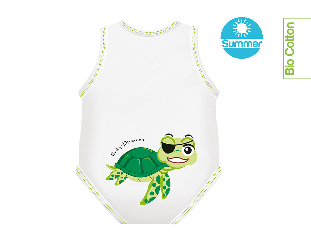 Mitwachsender Baby-Body aus Bio-Baumwolle (SOMMER) - ADViKiDS