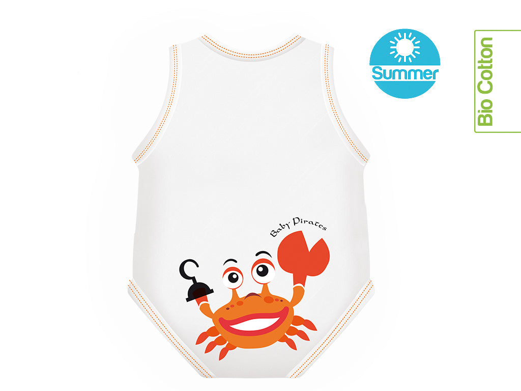Mitwachsender Baby-Body aus Bio-Baumwolle (SOMMER) - ADViKiDS