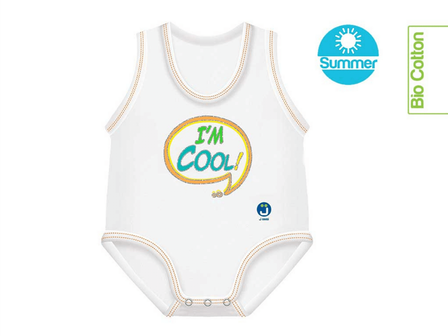 Mitwachsender Baby-Body aus Bio-Baumwolle (SOMMER) - ADViKiDS