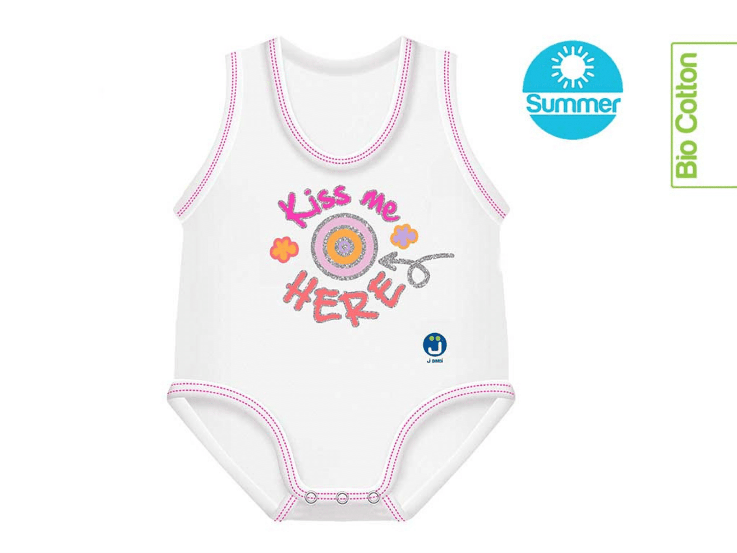 Mitwachsender Baby-Body aus Bio-Baumwolle (SOMMER) - ADViKiDS