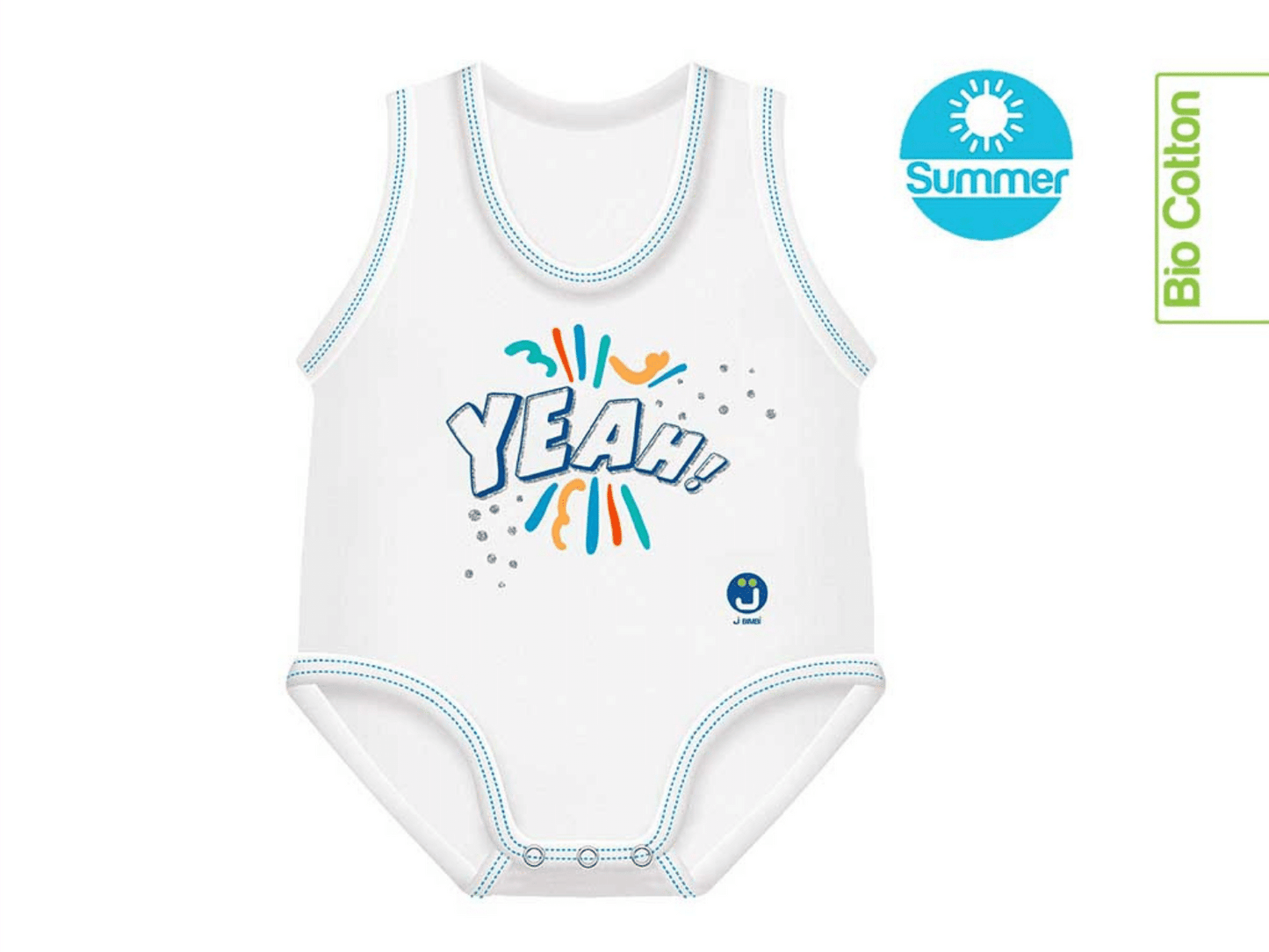 Mitwachsender Baby-Body aus Bio-Baumwolle (SOMMER) - ADViKiDS