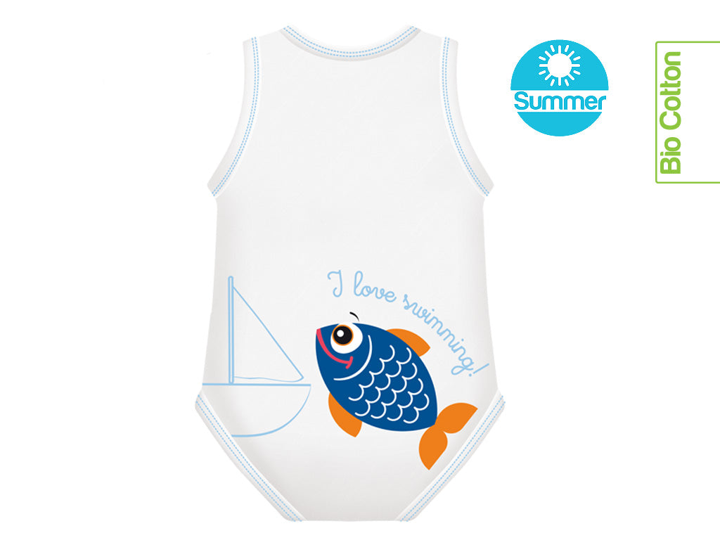 Mitwachsender Baby-Body aus Bio-Baumwolle (SOMMER) - ADViKiDS