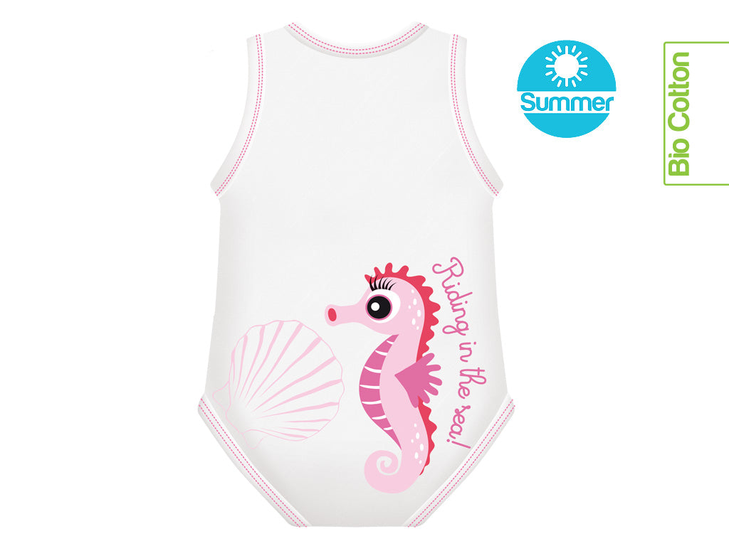 Mitwachsender Baby-Body aus Bio-Baumwolle (SOMMER) - ADViKiDS